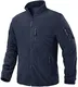 TACVASEN Herren Fleecejacke Military Fleece Army Jacket Warm Jacke Winter für Outdoor (M, Schwarzblau)