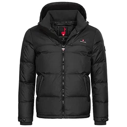 Bristen Herren Daunen Winter Jacke Schwarz Gr. M