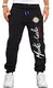RMK Herren Hose Jogginghose Trainingshose Fitnesshose Sweatpants Einfarbig Uni Camouflage Army H.538 (M, Schwarz)