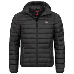 19B13 Balmhorn Herren Jacke Midnight Black Hood Gr. L