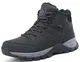 ARRIGO BELLO Winterschuhe Herren Winterstiefel Wanderstiefel Trekking Stiefel Gefüttert Warm Rutschfeste Boot Größe 41-46(B-Schwarz, Größe 43)