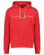 Tommy Hilfiger Herren Logo Hoody Hooded Sweatshirt, Red Alert, M