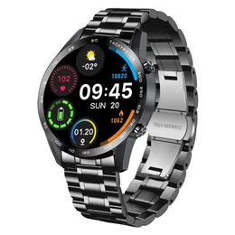 Smartwatch-45mm Rund Fitness Tracker mit Herzfrequenzmessung, Blutdruckmessung,Schrittzähler,Telefonfunktion,Musiksteuerung-8 Sportmodi Sportuhr für Herren