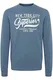 Indicode Galilero Herren Sweatshirt Pullover Pulli mit Rundhalsausschnitt, Größe:M, Farbe:China Blue (436)