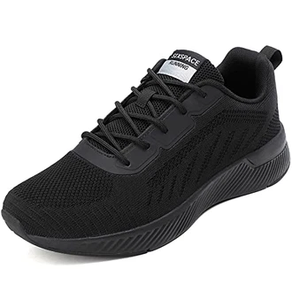 Sixspace Laufschuhe Turnschuhe Sportschuhe Schwarz