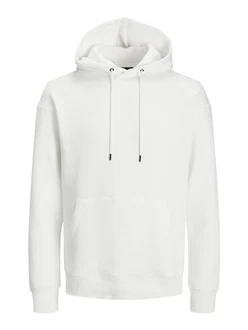 JACK & JONES Herren Jjestar Basic Sweat Hood Kapuzenpullover Cloud Dancer