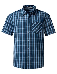 Herren Men's Albsteig Shirt Iii Hemd Bluse, Dark Sea, XXL EU