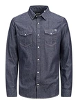 JACK & JONES Hemd 'Sheridan' Dark Denim JACK & JONES Hemd 'Sheridan' Dark Denim