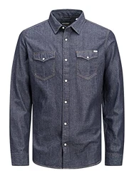 JACK & JONES Hemd 'Sheridan' Dark Denim
