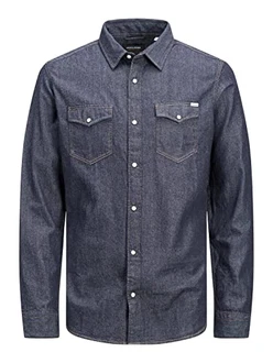 JACK & JONES Hemd 'Sheridan' Dark Denim