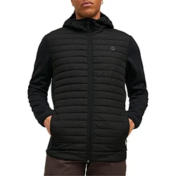 JACK & JONES JJEMULTI QUILTED JACKET Hybridjacke Schwarz (6245)