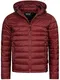 Indicode Herren Hampshire Steppjacke in Daunenjacken-Optik   Winterjacke Übergangsjacke Bordeaux M