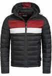 Indicode Herren Steppjacke Hampshire Ultra Black