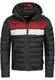 Indicode Herren Hampshire Steppjacke in Daunenjacken-Optik   Winterjacke Übergangsjacke Ultra Black L