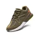 FitVille Laufschuhe Herren Extra Weite Turnschuhe Sportschuhe Breit Fitnessschuhe Bequeme Sneakers Schuhe für Plantarfasziitis Fußschmerzen Grün 43 EU Weit