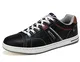 ARRIGO BELLO Herren Freizeitschuhe Schuhe Sneakers Wanderschuhe Leders Laufschuhe Leichtgewicht Outdoor Gemütlich Trainers Größe 41-46 (A3 Schwarz,Size_43)