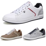 ARRIGO BELLO Sneaker Herren Schuhe Business Freizeitschuhe Leichte Trainers für Walking, Laufen, Sport Weiße