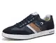 ARRIGO BELLO Freizeitschuhe Herren Sneaker Schuhe Leder Wanderschuhe Skateboard Atmungsaktiver Trainer Sportschuhe Laufschuhe Outdoor Walkingschuhe Größe 41-46(D Blau, Größe_41)