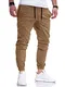 Rello & Reese Herren Chinohose Chino Hose Chino-Jogger Pants Stretch 20066 [Beige, W32]