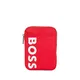 BOSS Herren Catch Phone pouch Brustbeutel aus recyceltem Nylon mit schimmerndem Logo Rot Stck Größe One Size