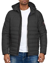 Indicode Herren Übergangsjacke Lascelles Dunkelgrau