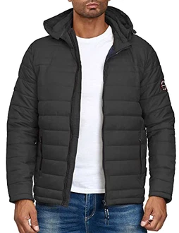 Indicode Herren Übergangsjacke Lascelles Dunkelgrau