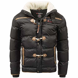 Geographical Norway Herren Steppjacke Amonai Abraham Winterjacke Anorak Schwarz Geographical Norway Herren Steppjacke Amonai Abraham Winterjacke Anorak Schwarz