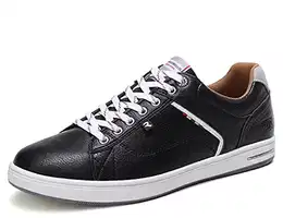 Freizeitschuhe Herren Sneaker Walkingschuhe Berufsschuhe Wanderschuhe Leichte Trainers Größe 41-46 (42, T_Schwarz)