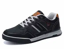 Freizeitschuhe Herren Sneaker Walkingschuhe Herrenschuhe Berufsschuhe Laufschuhe Atmungsaktiv Leichte Größe 41-46(LQD Dunkelblau, Numeric_43)