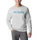 Columbia Herren PFG Stacked Logo Crew Sweatshirt, Cool Grey/Deep Marine, 4X