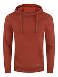 riverso Herren Kapuzenpullover RIVJulian Regular Fit Hoodie Rostbraun/Rot (15401)