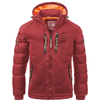 Geographical Norway Herren Winterjacke Beachwood/Briwood Dunkelrot Geographical Norway Herren Winterjacke Beachwood/Briwood Dunkelrot
