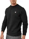 Indicode Herren Dash Pullover mit Rundhals-Ausschnitt   Herrenpulli Strickpullover Männer Black M
