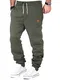 REPUBLIX Herren Sporthose Jogger Jogginghose Sweatpants Trainingshose R-0053 Khaki M