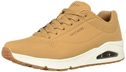 Herren Low-Top Sneaker UNO Stand ON AIR, Männer Sneakers,Freizeitschuhe,Turnschuhe,Laufschuhe,schnürschuhe,Braun TAN,41 EU