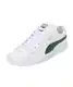 PUMA Herren Basket Classic XXI Sneaker, White-Varsity Green, 43 EU