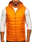 BOLF Herren Weste Bodywarmer Steppweste Funktionsweste Outdoor Freizeit Sport Style [1U1] Camel (1U1)