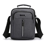 Vohoney Umhängetasche Brusttasche Herren Crossbody Schultertasche Handytasche Messenger Bag Herrentasche Shulder Bag Schwarz
