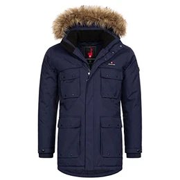 26B2+ZWL Arpiglias Herren Winter Jacke Parka Dunkelblau Gr. M