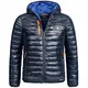 Geographical Norway Herren Winterjacke Briout Navy -M - mit UD Beanie