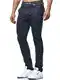 Indicode Herren Waller Chinohose Stretchhose   Chino Herrenhose Stretch Stoffhose Navy 32/32
