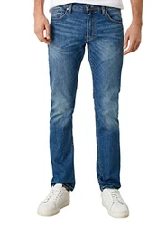 Herren Hose Lang Keith Slim Fit Jeans, Blue Stretched Denim, 32W / 32L