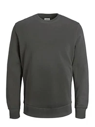Herren JJEHOLMEN Sweat Crew Neck NOOS 12136886, Asphalt/REG FIT, M