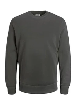 JACK & JONES Herren Jjeholmen Crew Neck Noos Sweatshirt (12136886) Asphalt (12136886)
