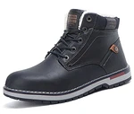 AX BOXING Winterschuhe Herren Winterstiefel Schneestiefel Trekking Schuhe Outdoor Stiefeletten Blau