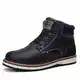 AX BOXING Winterstiefel Herren Winterschuhe Herren Warm Gefüttert Draussen Schneestiefel Rutschfest Winterboots Trekkingschuhe 41-46 EU (2_Blau, 41 EU)