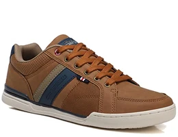 Sneaker Herren Freizeitschuhe Walkingschuhe Mode Schuhe Leichte Sportschuhe Größe 41-46 (Bbraun ZXC, Numeric_43)