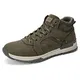 Puxowe Herren Winterstiefel Warme Wasserdicht Winterschuhe Stiefel Leichte Winter Snow Boots Schuhe 43 EU Olive Green
