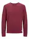 JACK & JONES Herren JJELEO KNIT CREW NECK NOOS, Hawthorn Rose, XL EU