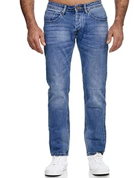 Herren Jeans Denim Slim Fit Hose Chunkyrayan EL368D1 Blau-32W / 32L